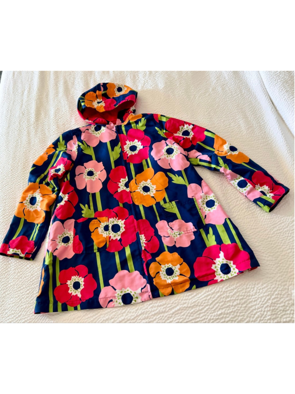 Gymboree Poppy Multi Color Rain jacket-Size 10/12
